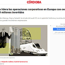 Espaa lidera las operaciones corporativas en Europa con cerca de 85.000 millones invertidos